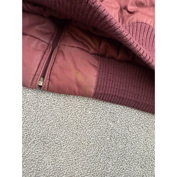 Vintage Members Only Bomber Jacket Mens 44 Crimson Red Cafe Racer Full Zip 80s - Picture 10 of 14